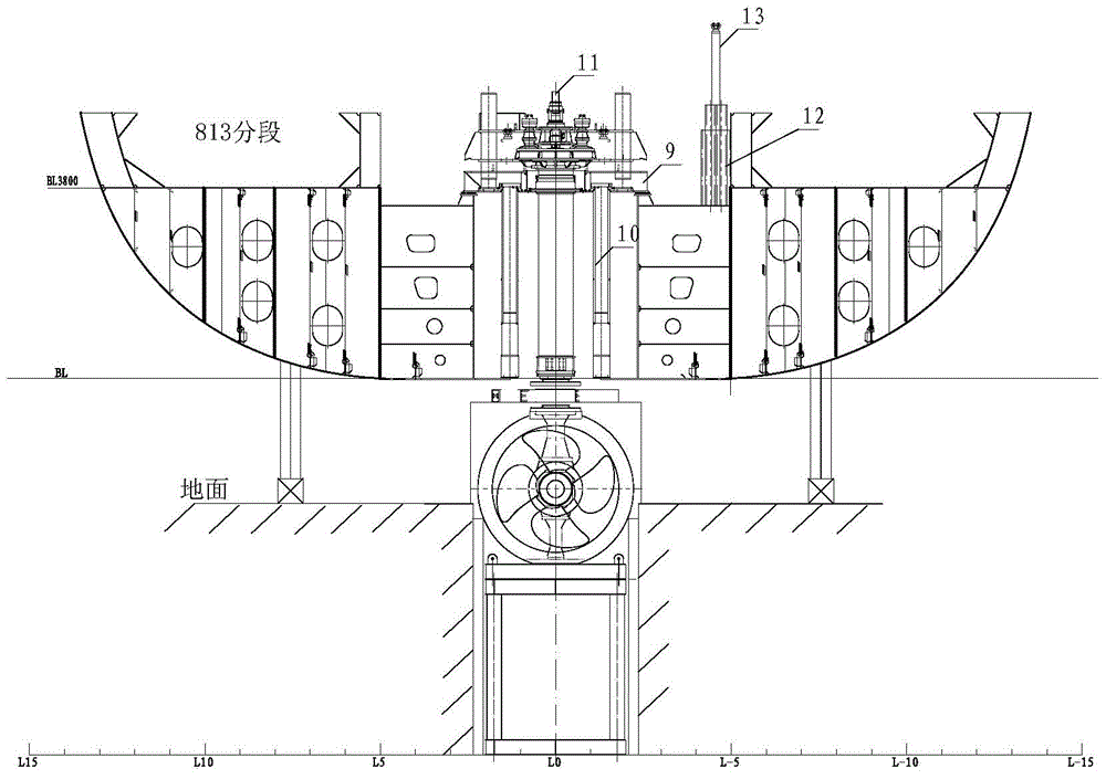An installation method of a retractable azimuth thruster