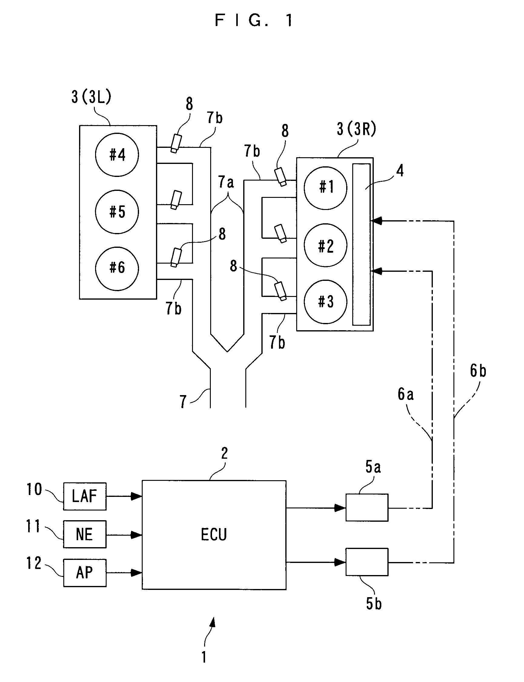 Failure determination system, failure determination method and engine control unit for variable-cylinder internal combustion engine