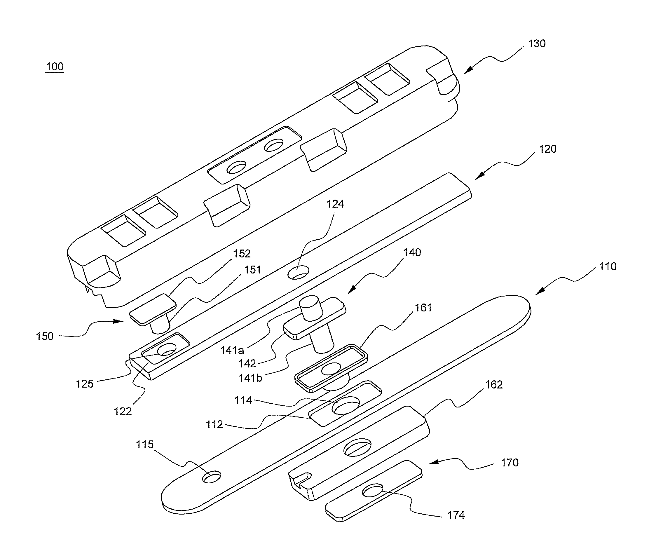 No-welding type battery pack using forced-inserting type rivet
