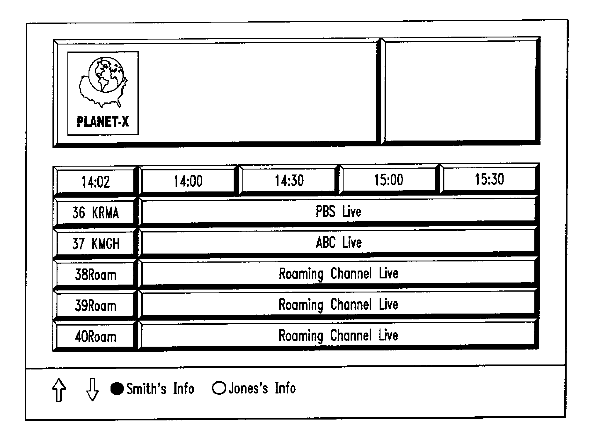 User interface methods and apparatus for roaming access to subscription services