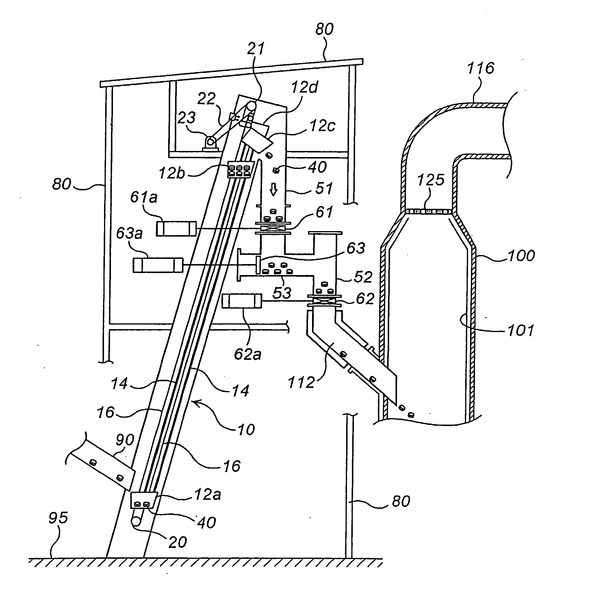 Automatic providing system for inflator