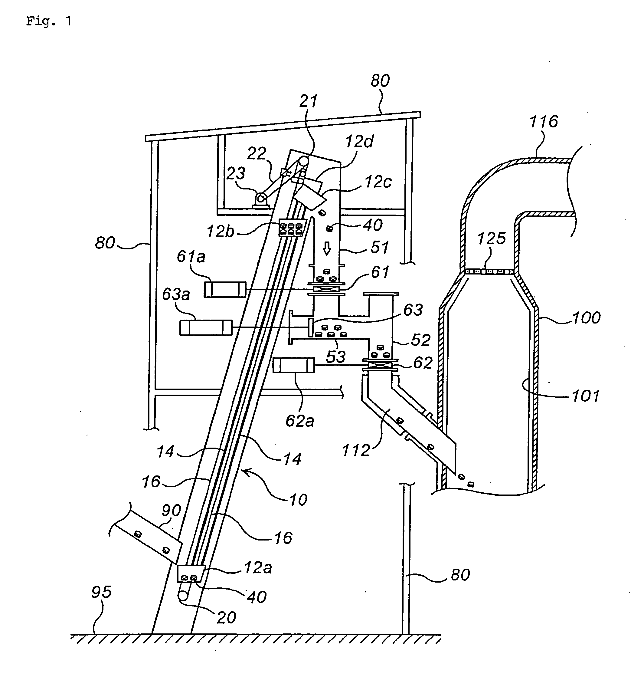 Automatic providing system for inflator