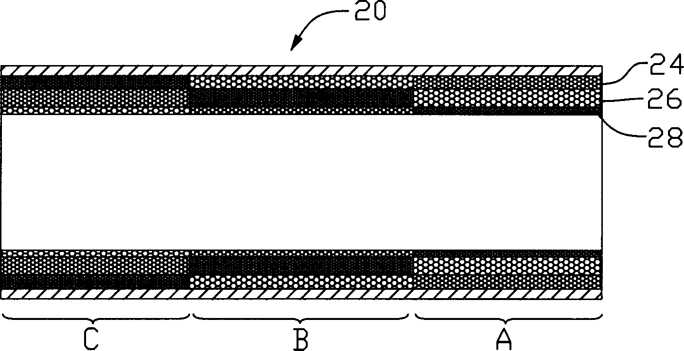 Sintering type heat pipe and manufacturing method thereof