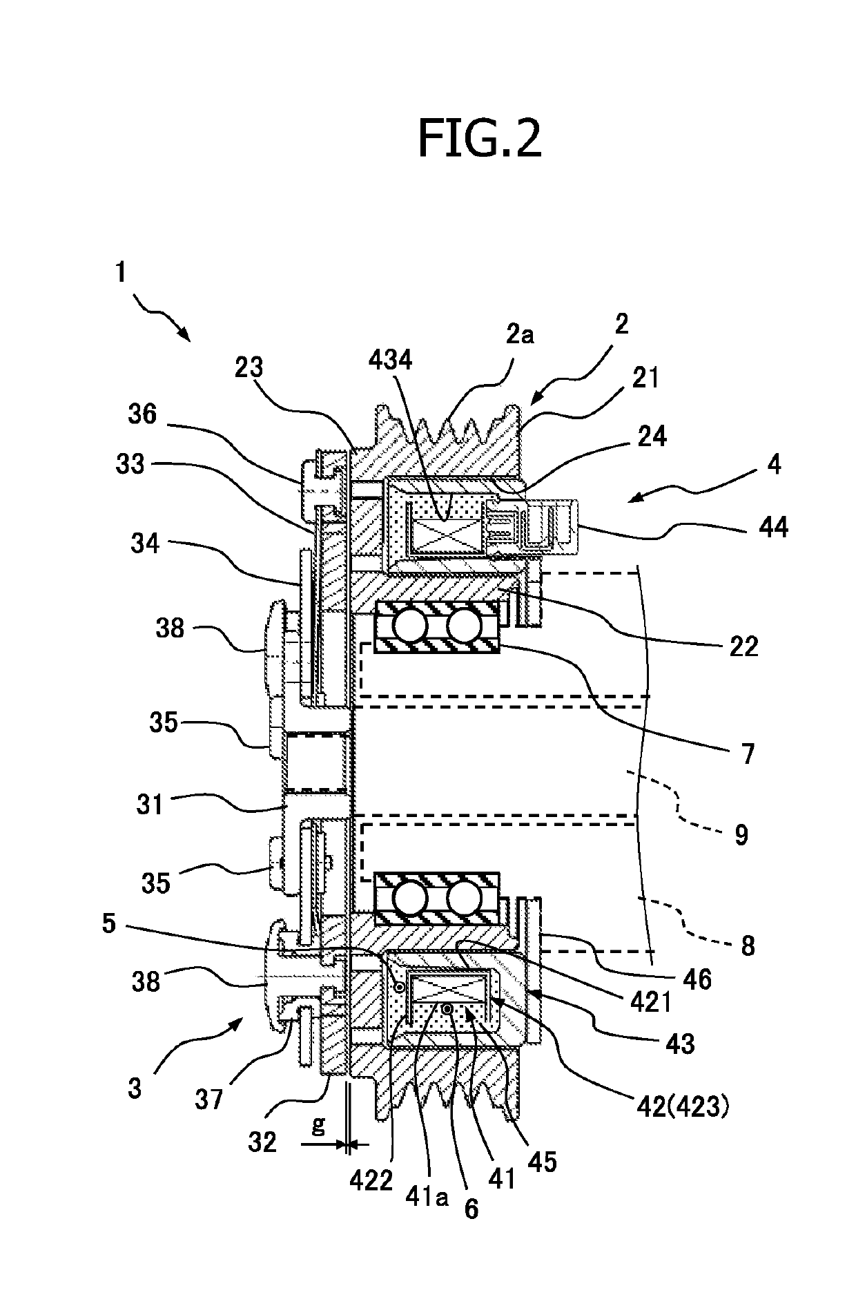 Electromagnetic clutch and compressor provided with same
