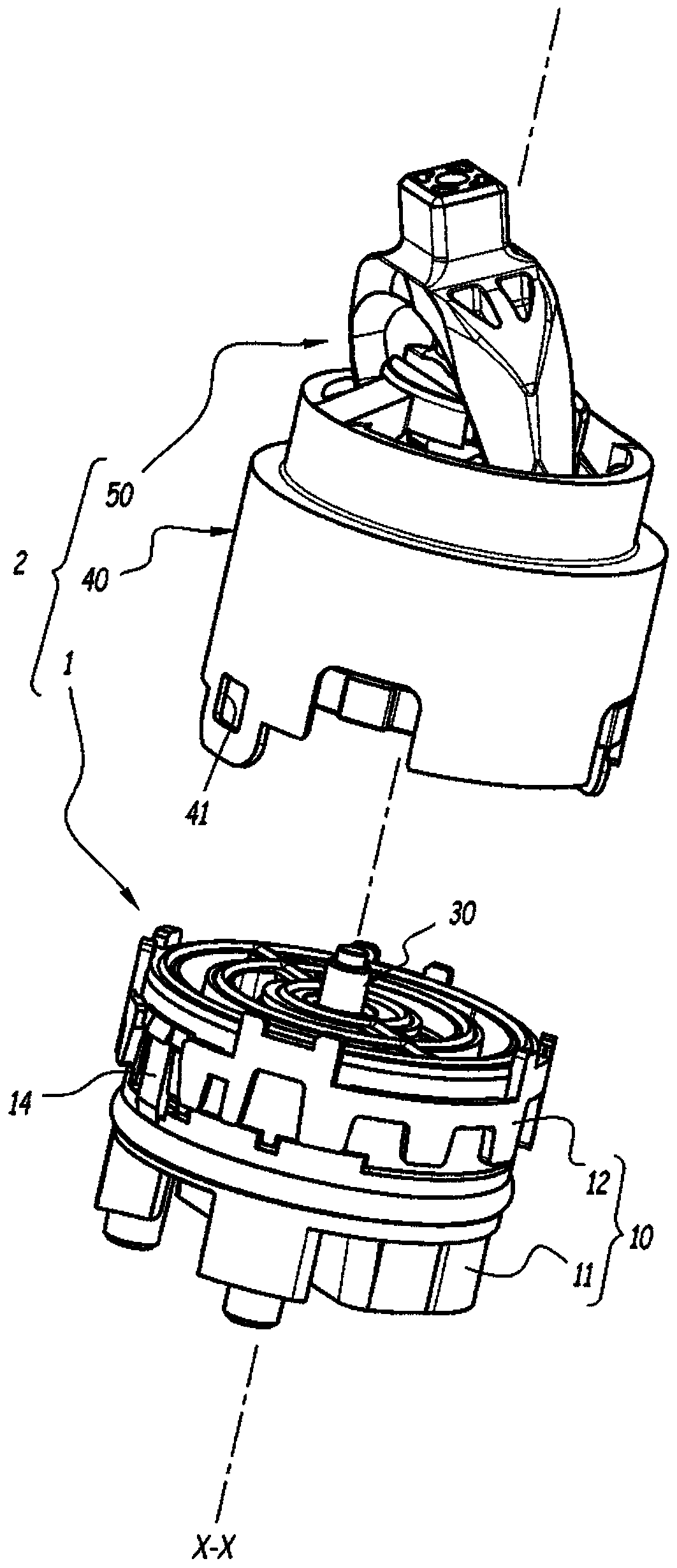 Thermostatic cartridge for regulating cold and hot fluids to be mixed