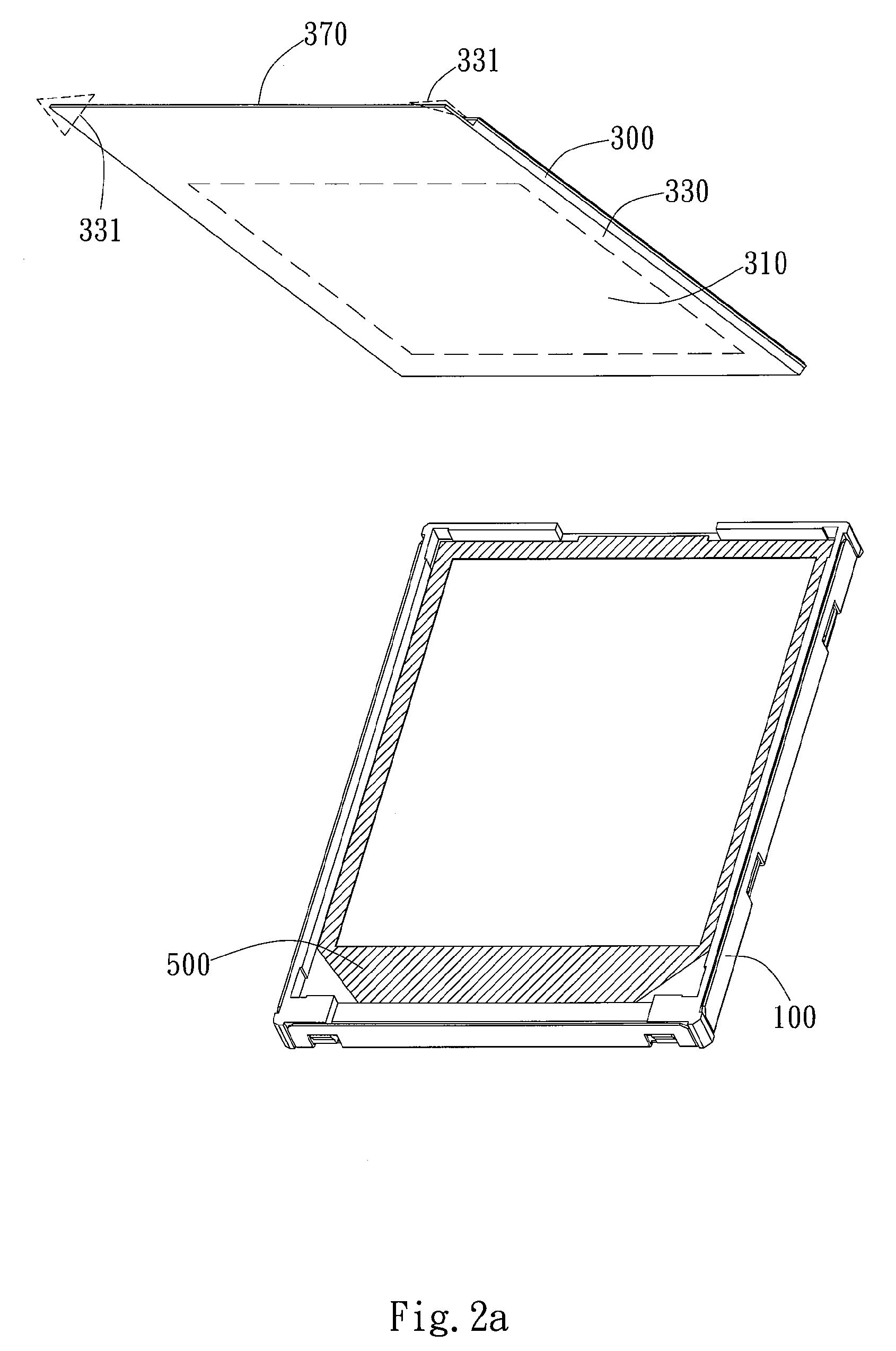 Display Device with Shielding Adhesive Layer and a Method for Manufacturing Thereof