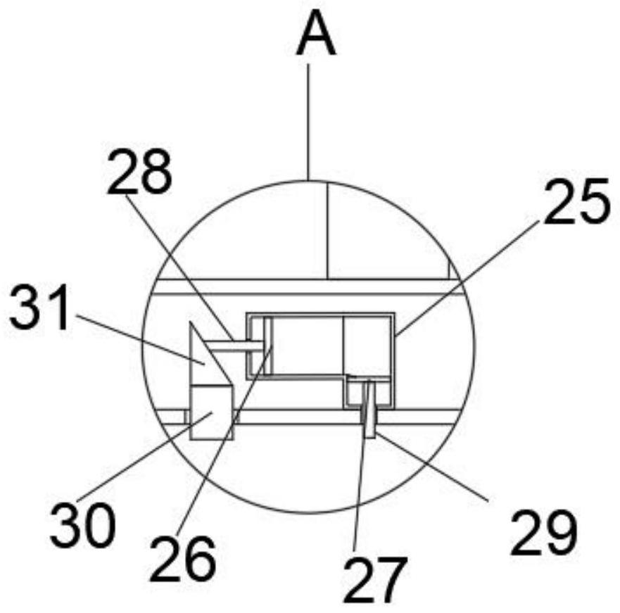 Cooling and dedusting device for industrial machinery manufacturing