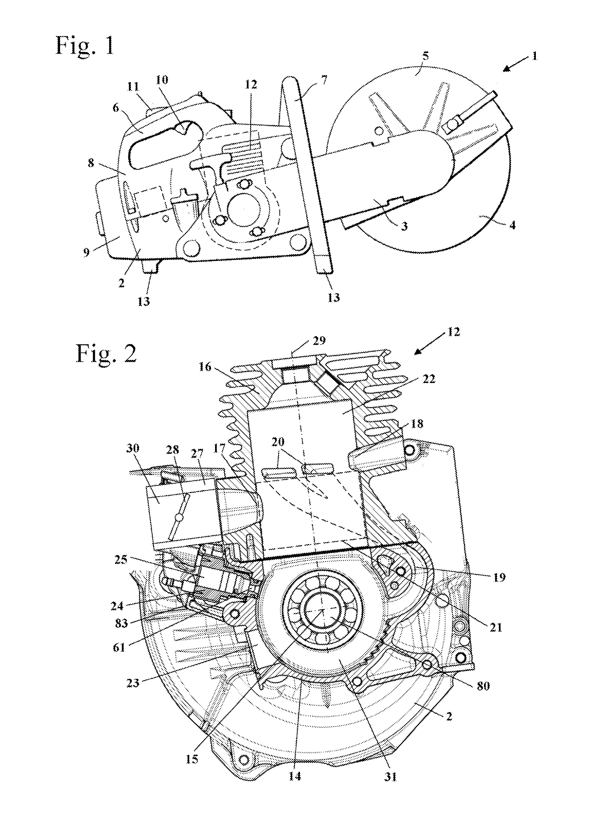 Internal combustion engine with fuel system