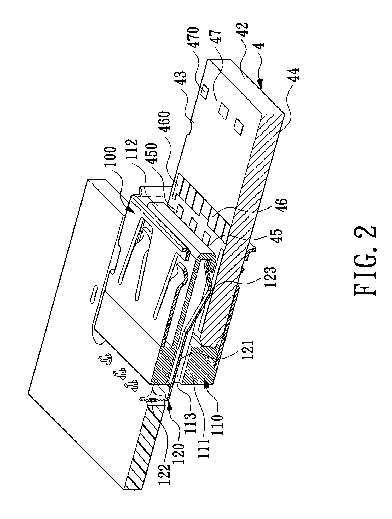Electrical connector and inserting method thereof