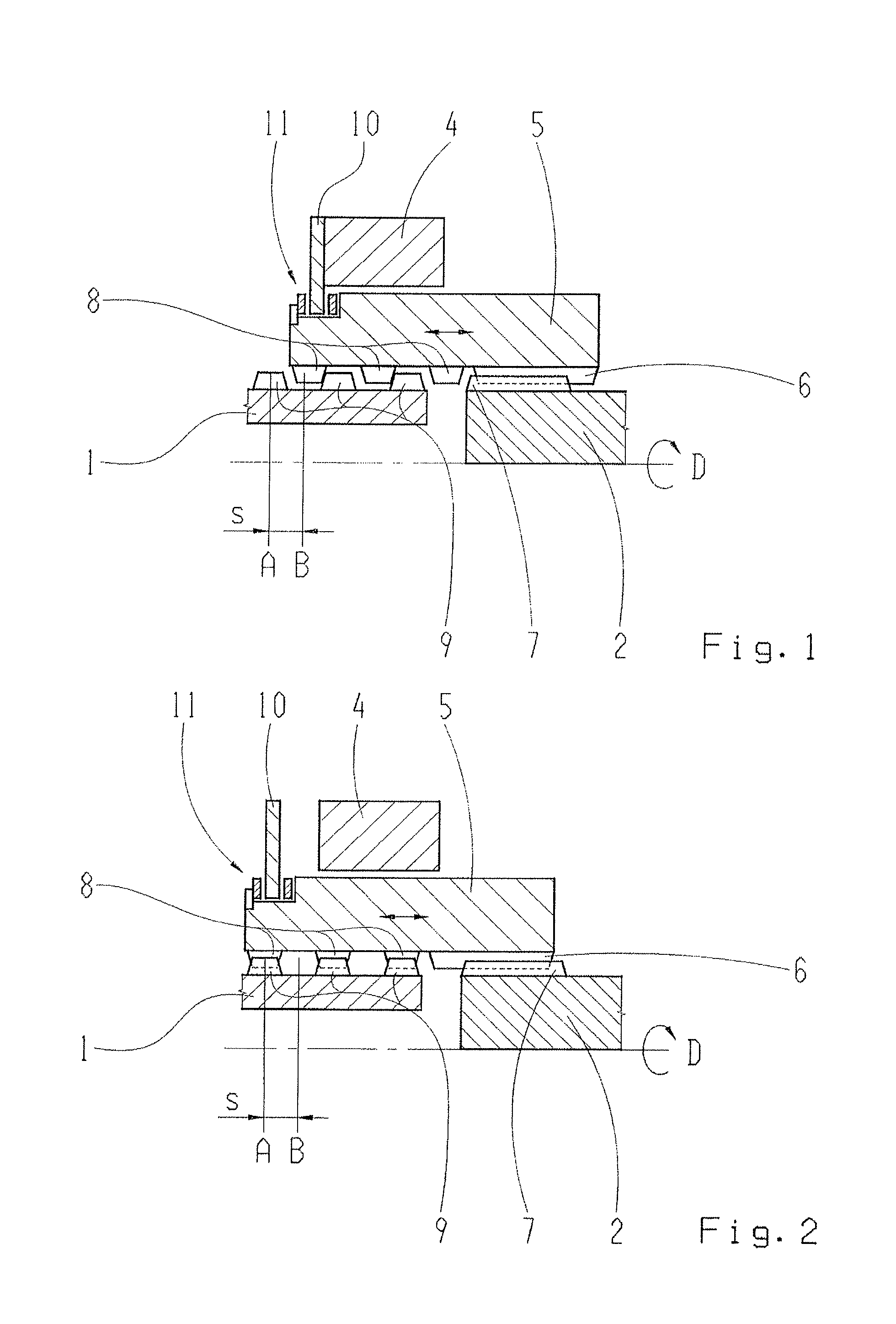 Connecting device and gearbox for a vehicle drive train as well as method for operating such a connecting device