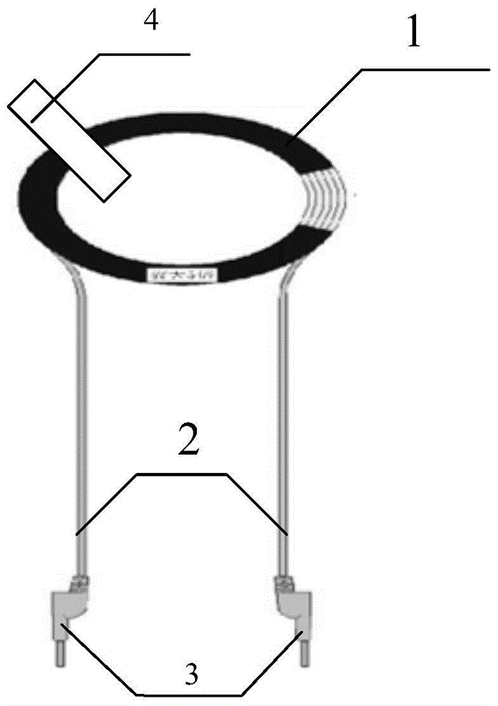A current transformer secondary current amplification coil