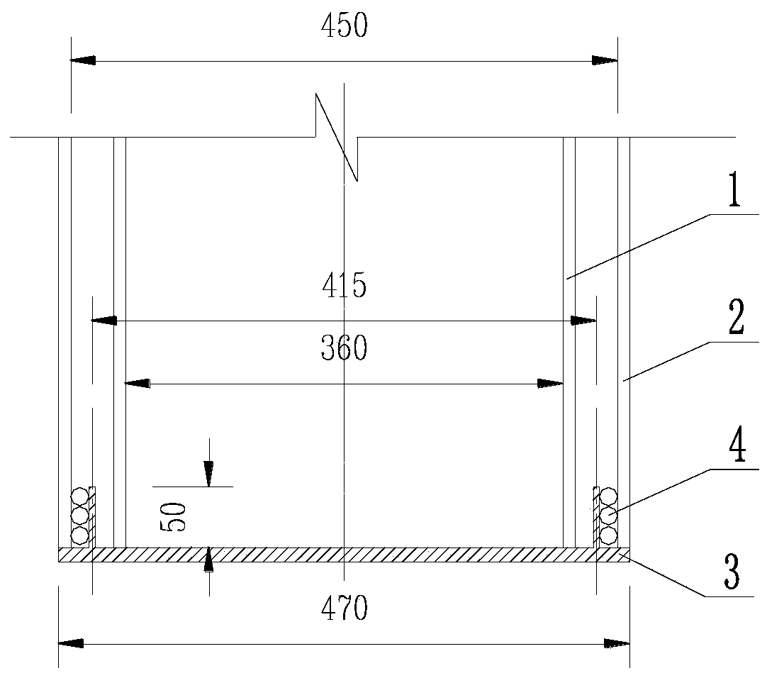 Concrete cast-in-place pile rectification method and raft foundation cast-in-place pile construction method