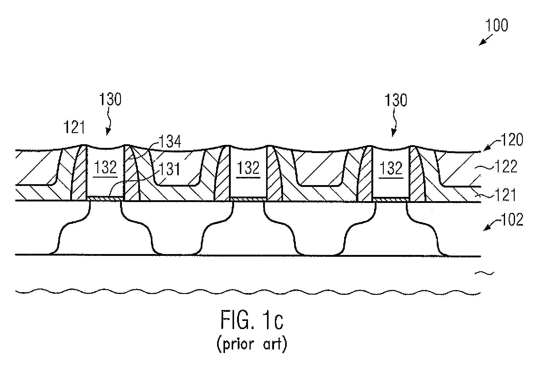 Planarization of a material system in a semiconductor device by using a non-selective in situ prepared slurry