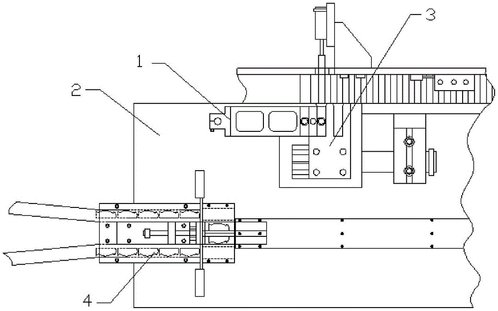 Batched combination machining device for magnetic buckle assembly