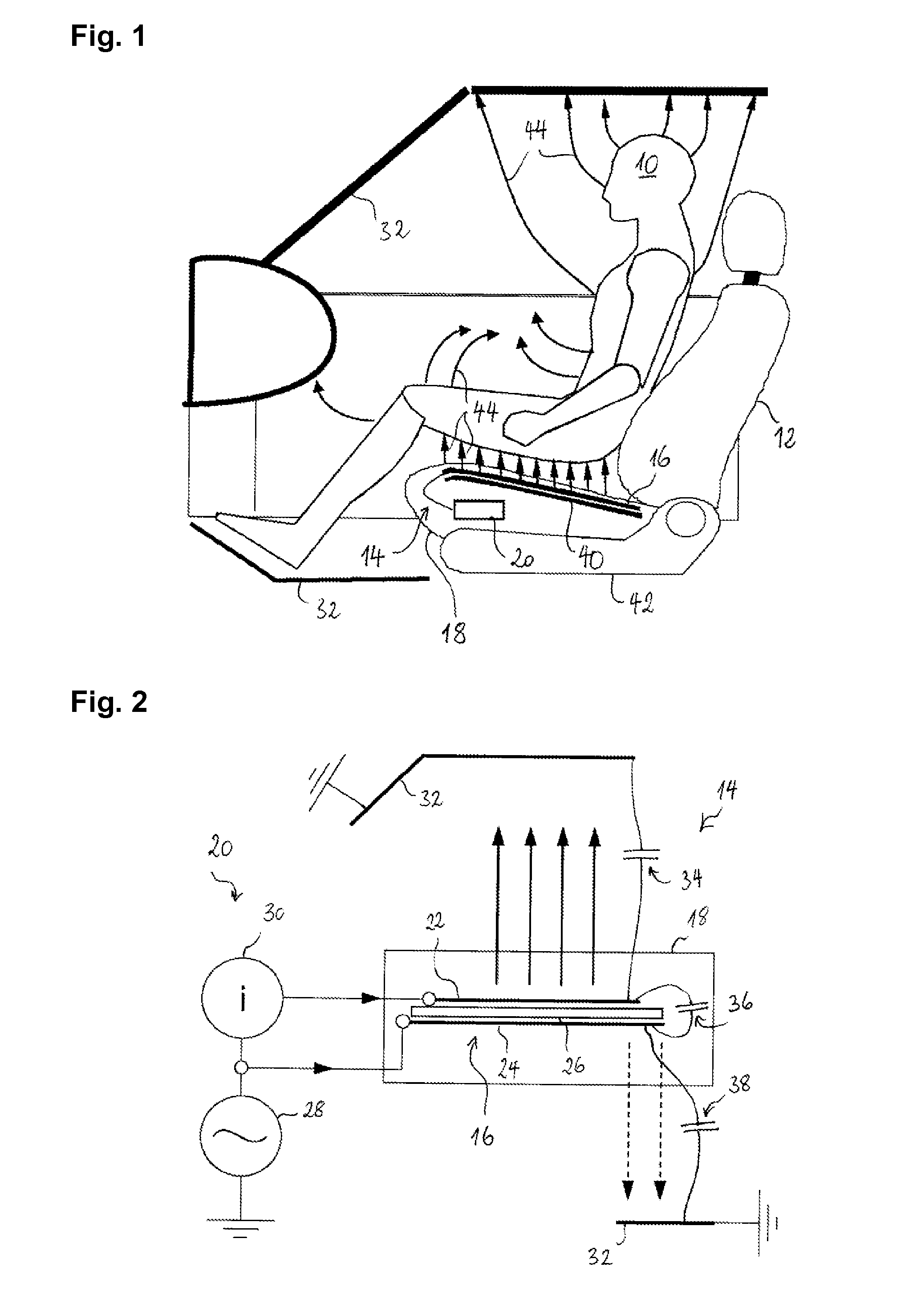 Method and system for detecting an occupant in a vehicle seat