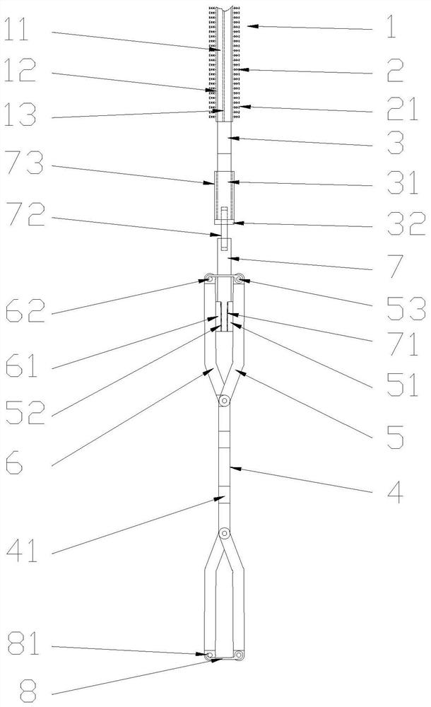 Length-adjustable hook-and-loop fastener