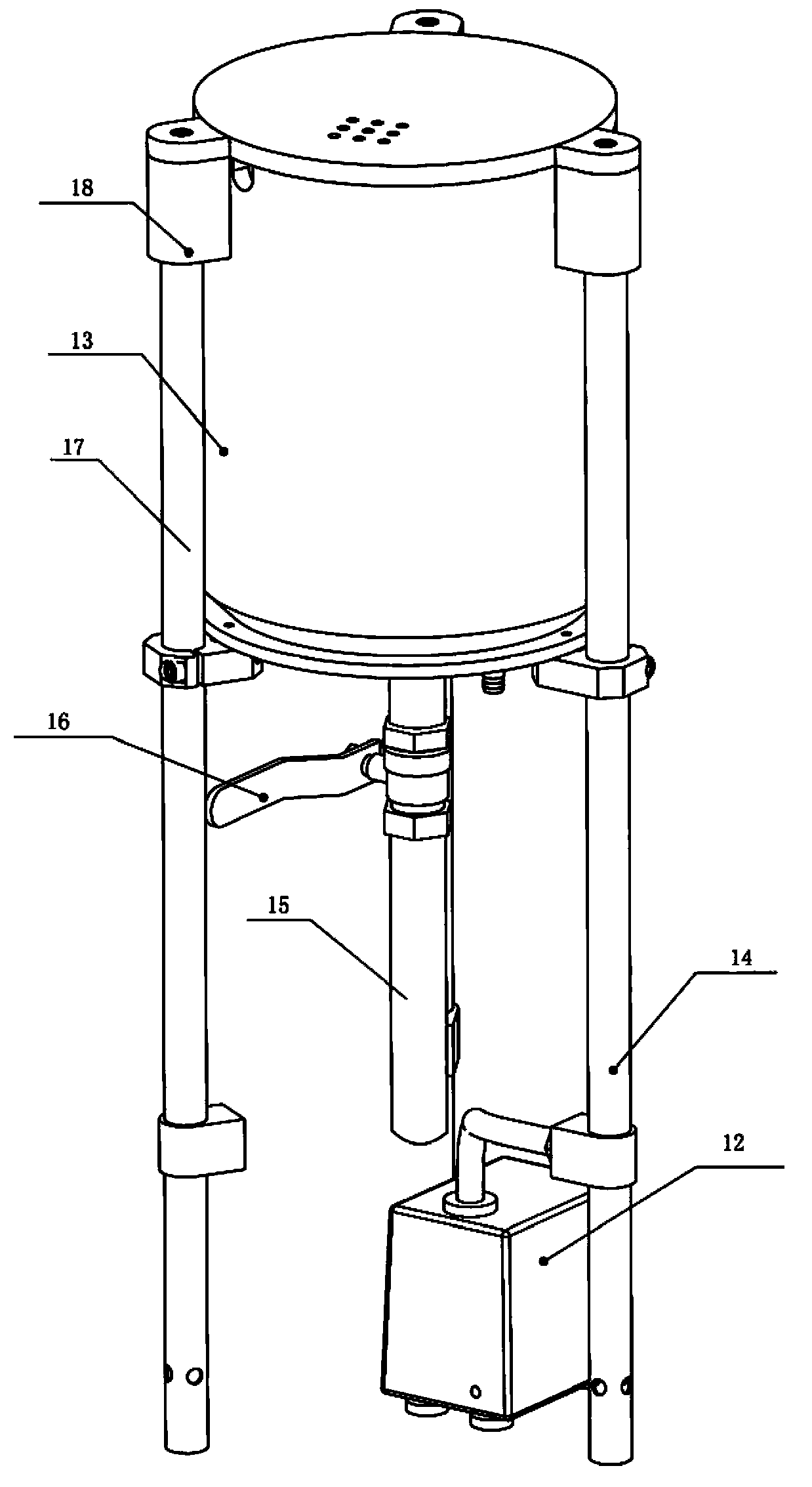 Variable frequency control dynamic liquid level experiment equipment