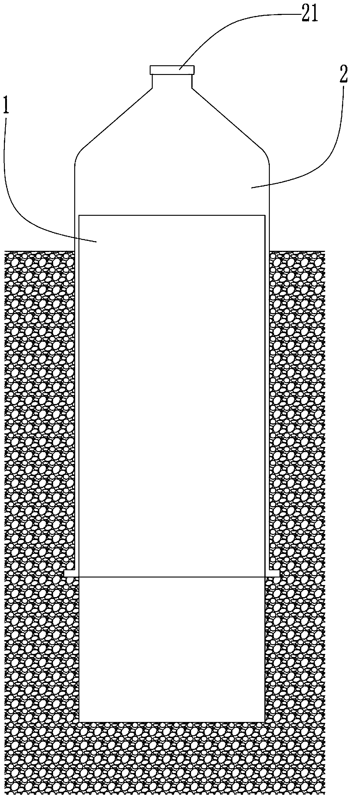 Construction method of cast-in-place pile