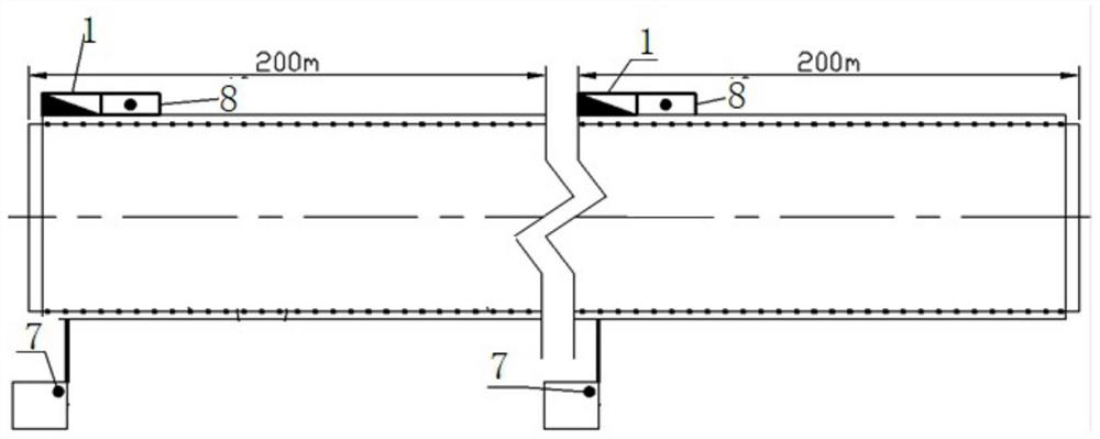 Tunnel grounding intelligent method and device