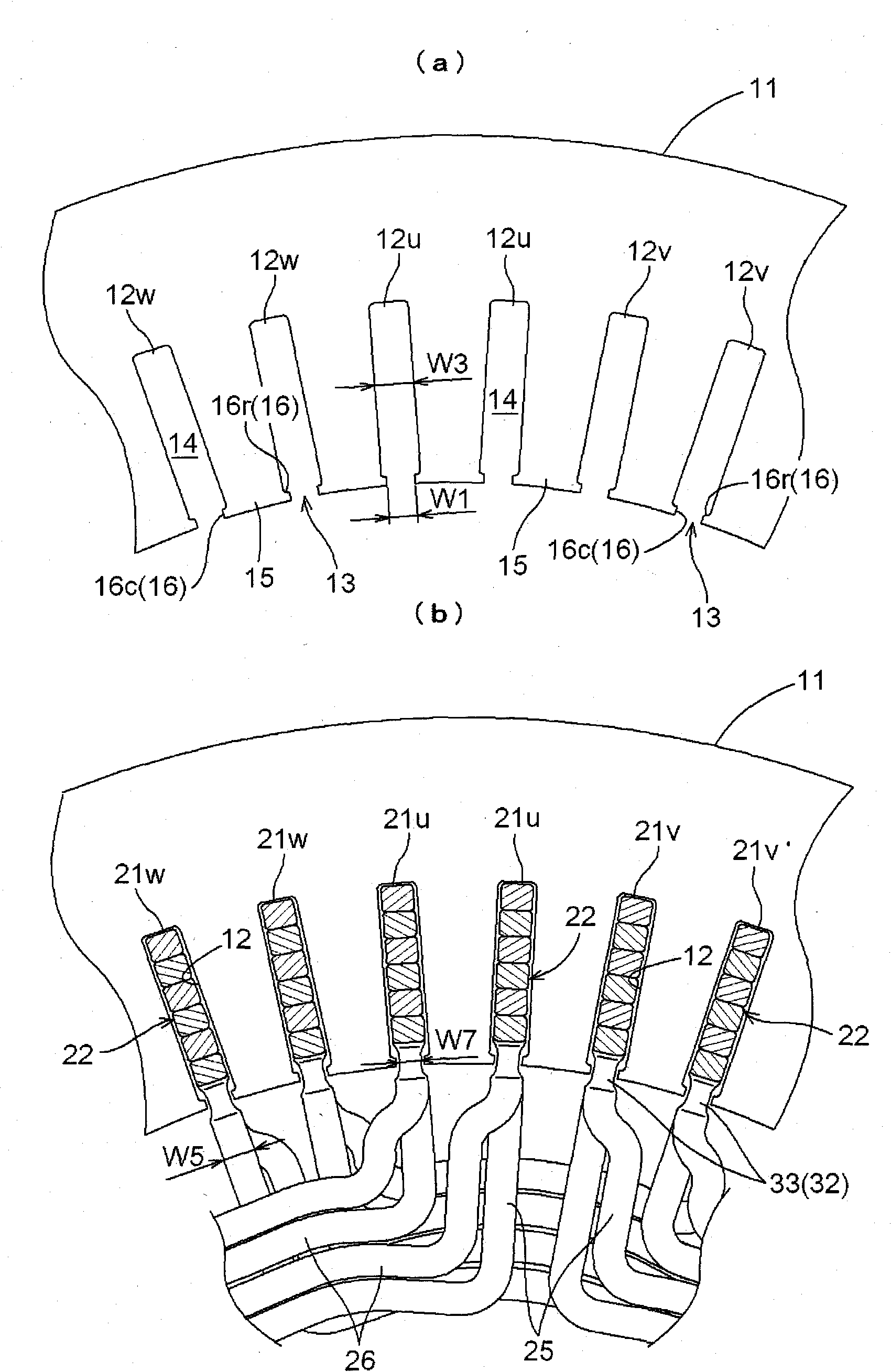 Armature for electric rotating machine and method of manufacturing same