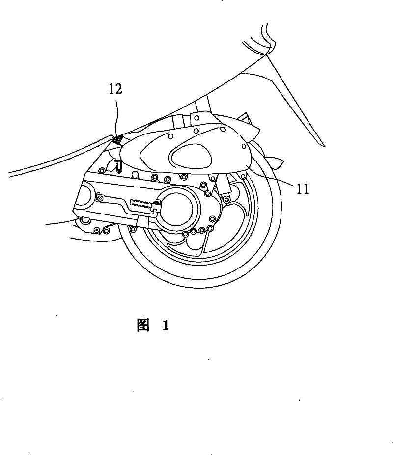 Air filtering apparatus of motorcycle