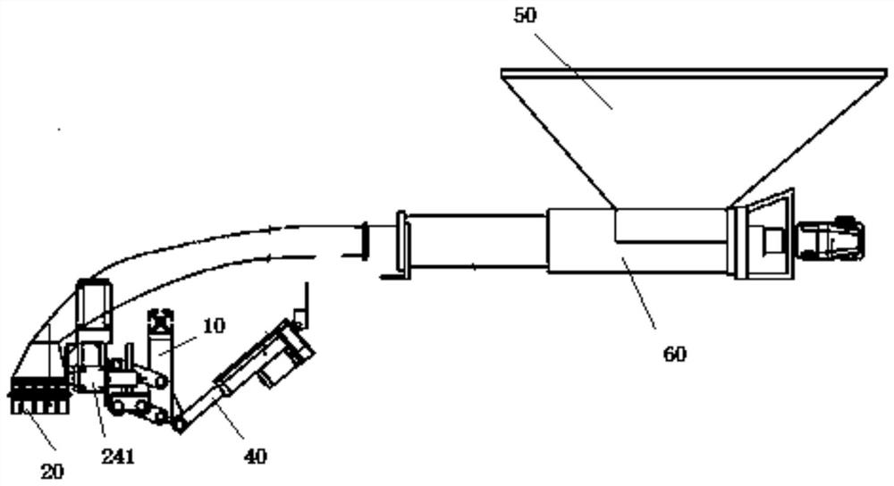 Tile adhesive laying assembly and tile laying robot having the same