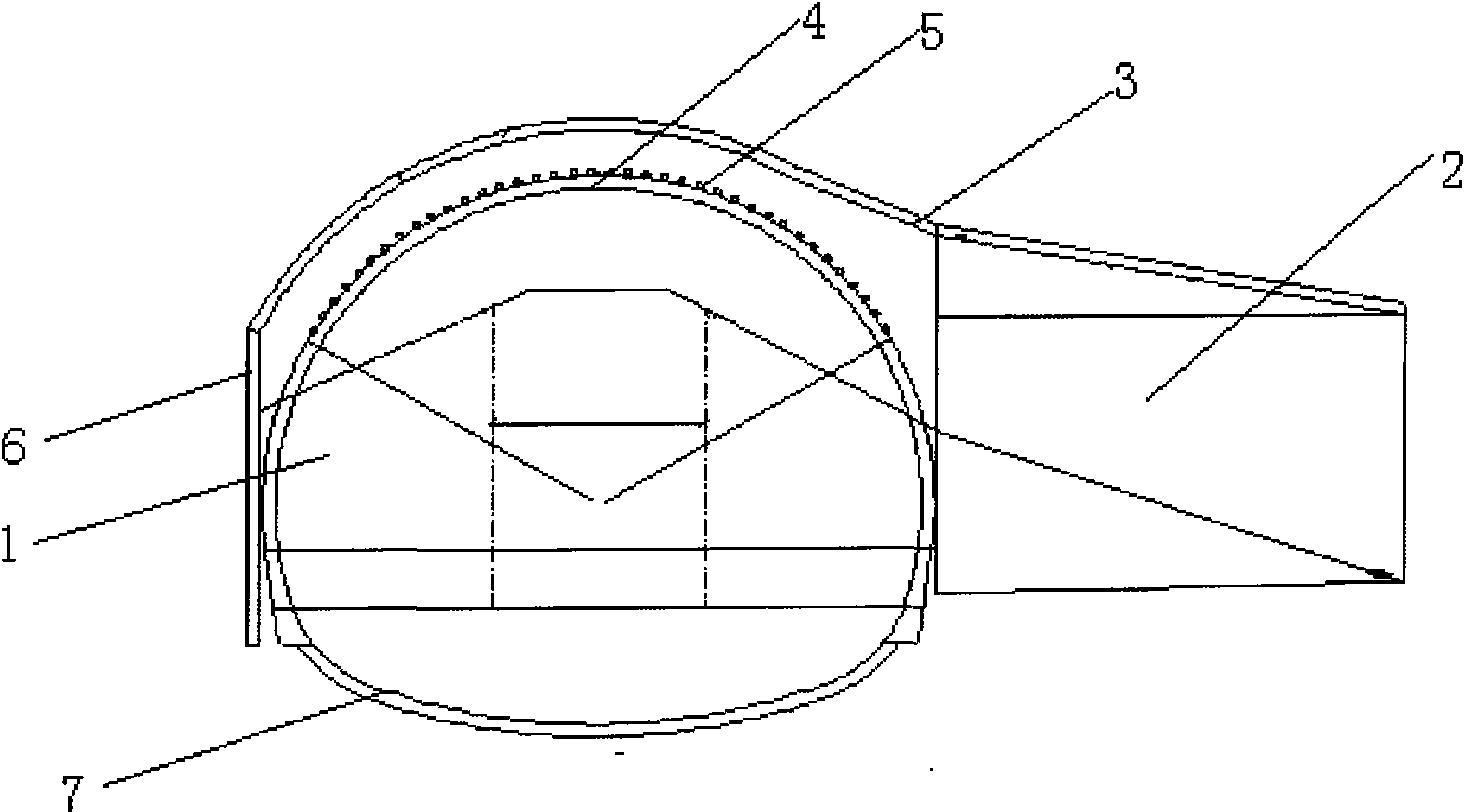 Method for constructing from inclined shaft to main tunnel in weak surrounding rock