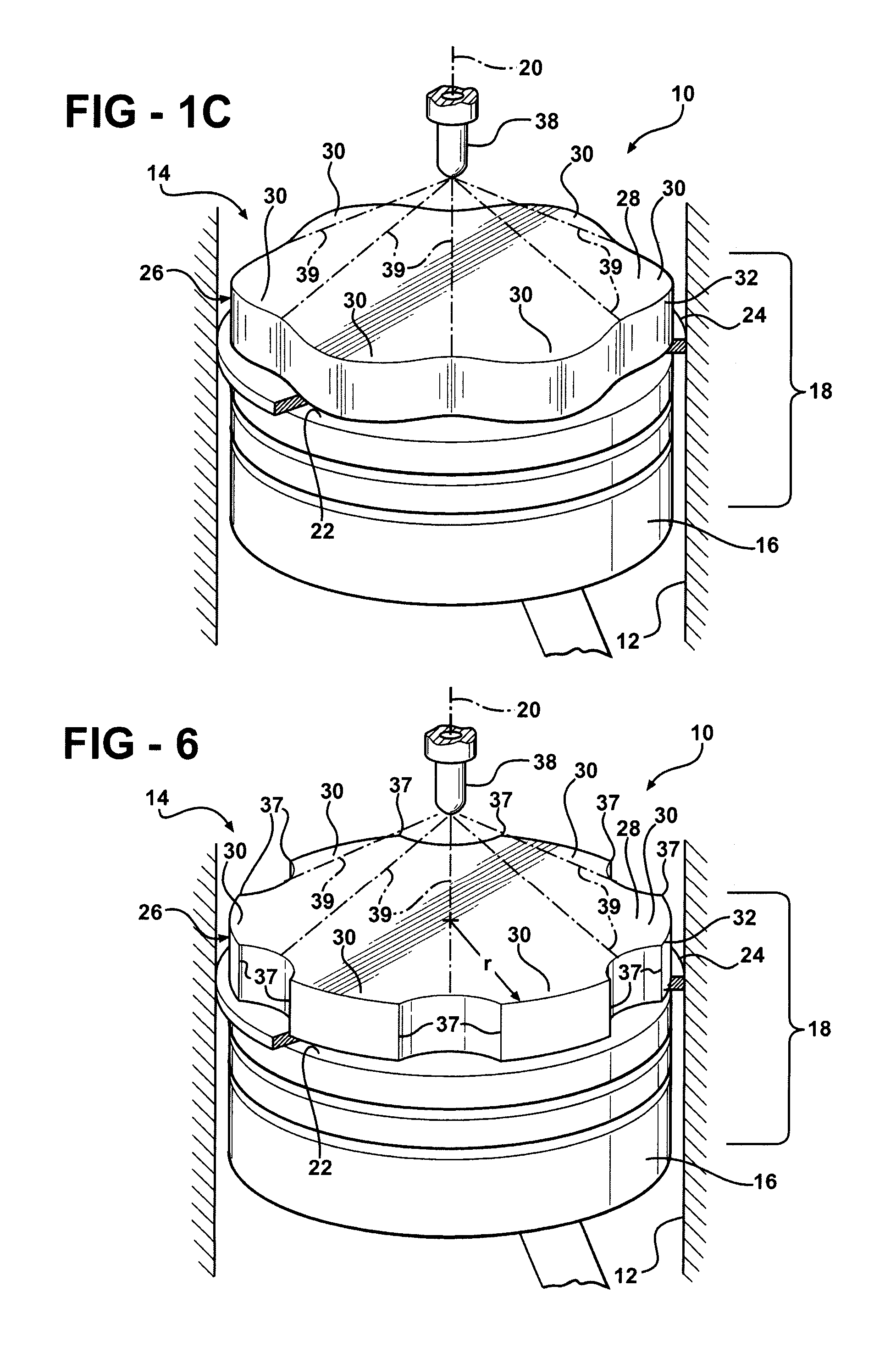 Piston and internal combustion engine therewith and method of constructing the piston