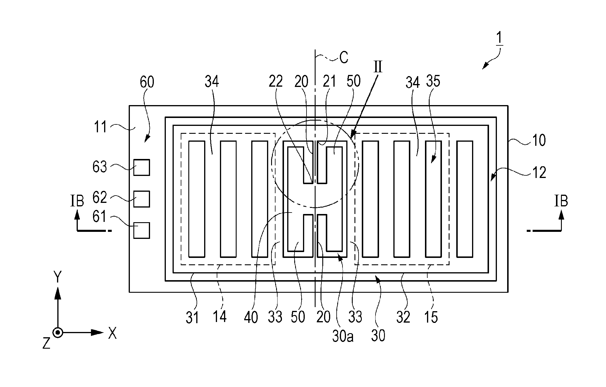 Functional element, physical quantity sensor, electronic apparatus and mobile entity