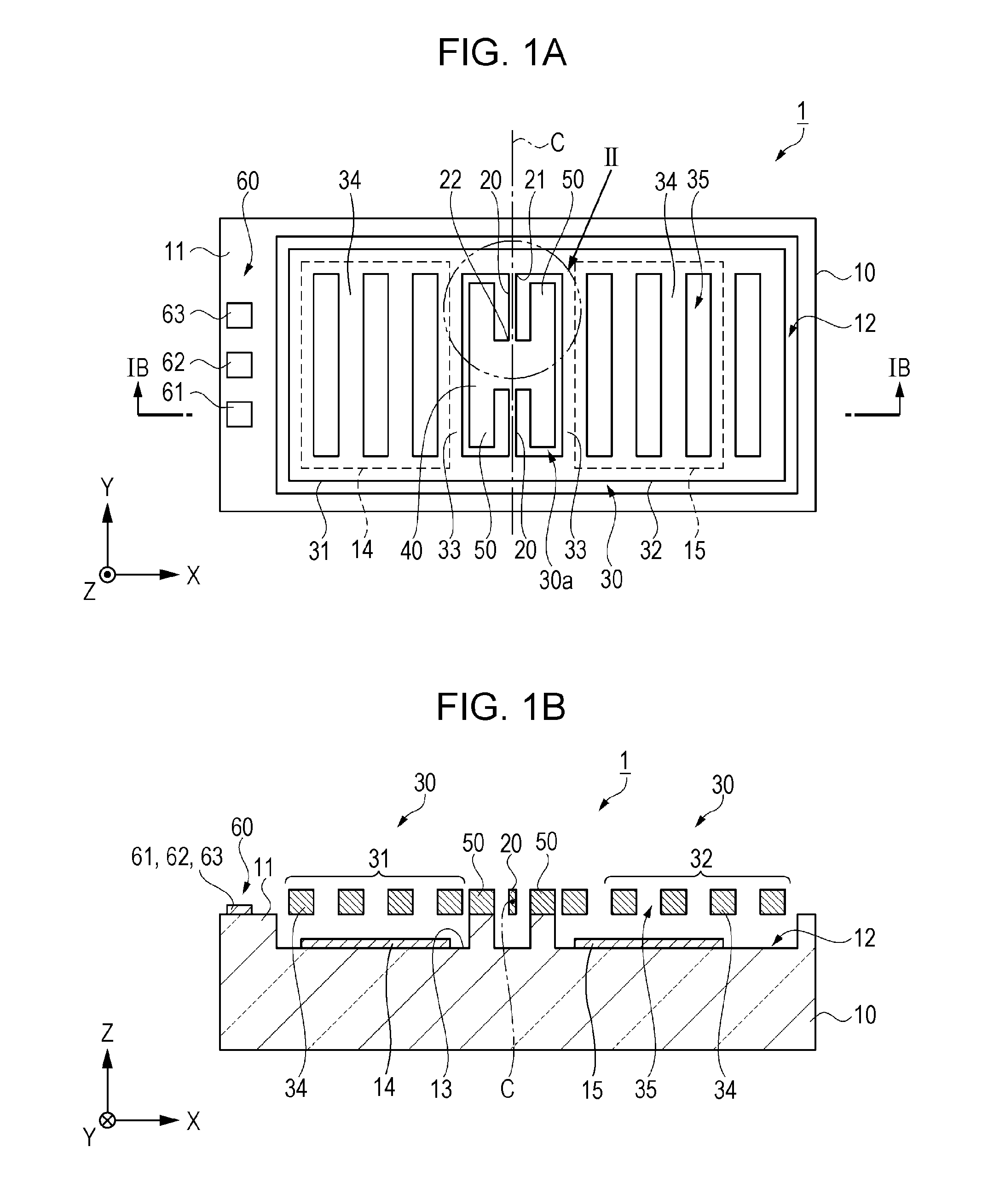 Functional element, physical quantity sensor, electronic apparatus and mobile entity