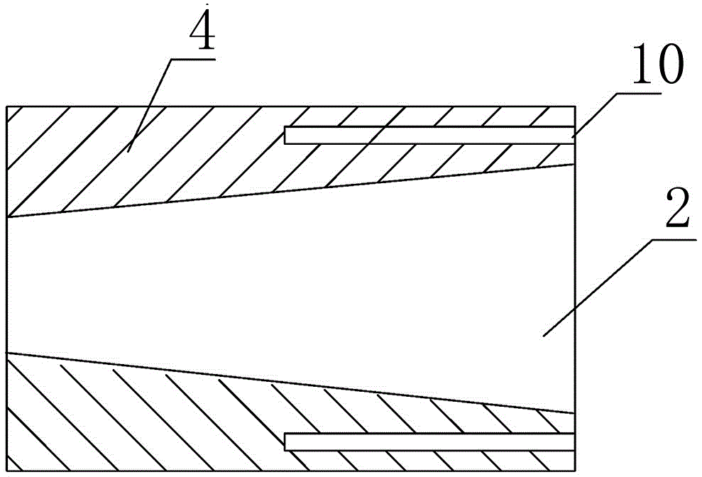 Steel strand temporary traction connector and application method thereof