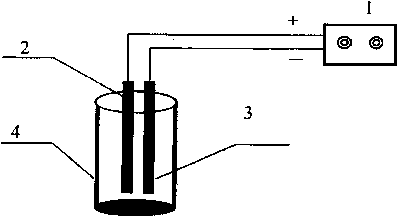 Electrochemical method for removing nitrate from drinking water source