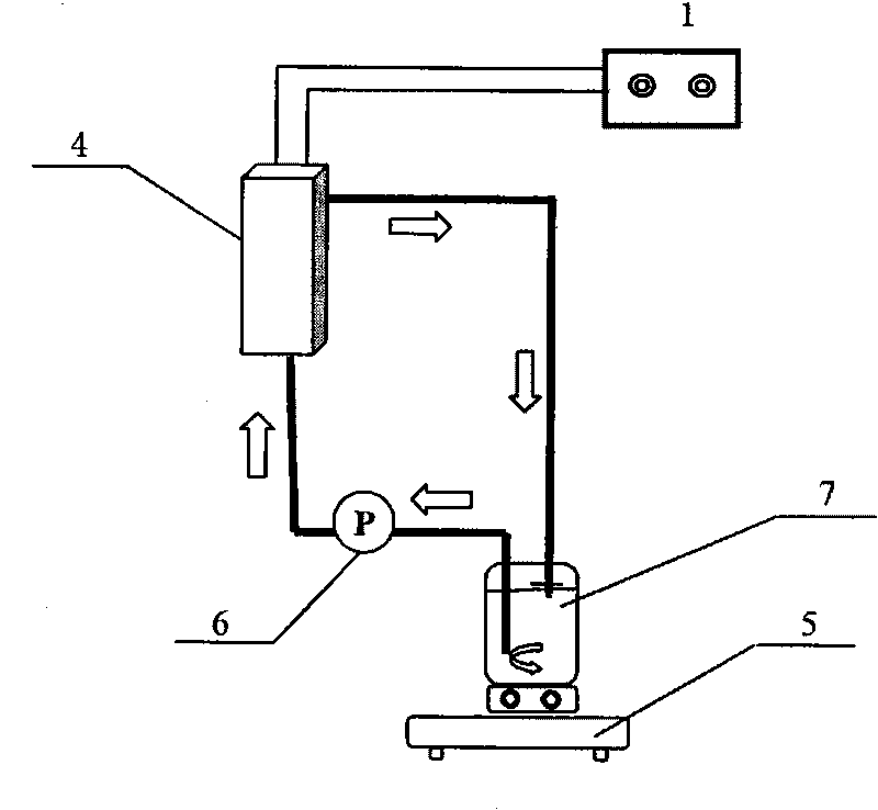 Electrochemical method for removing nitrate from drinking water source