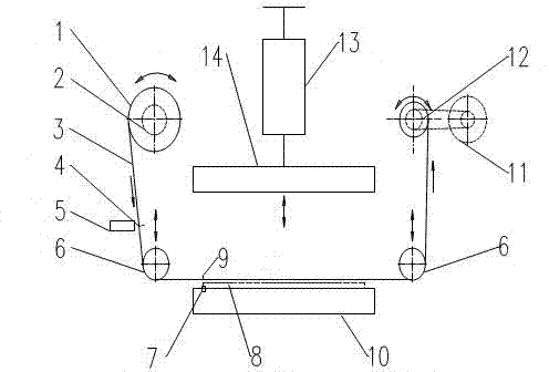 Automatically positioning paper feeding system for sheet material transfer printing machine