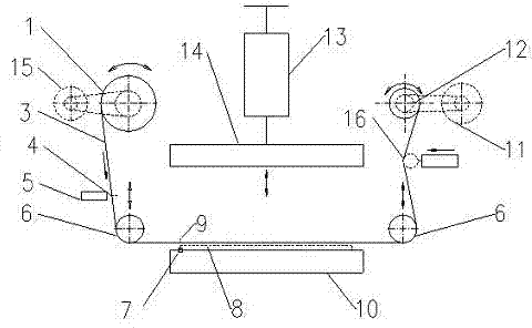 Automatically positioning paper feeding system for sheet material transfer printing machine