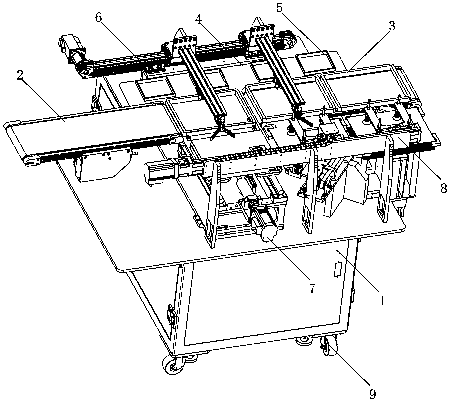 Automatic mixing device for art painting special pigment and application method thereof