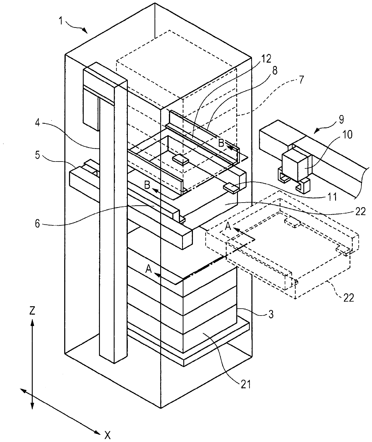 Parts supplying device, parts supplying method and robot system