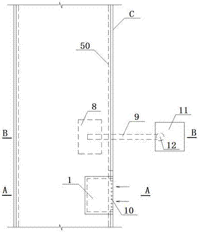 Underground rainwater regulation and storage device for urban green space