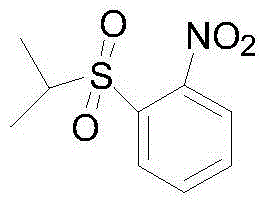 One-pot synthesis method of anticancer drug ceritinib intermediate 1-(isopropylsulfonyl)-2-nitrobenzene