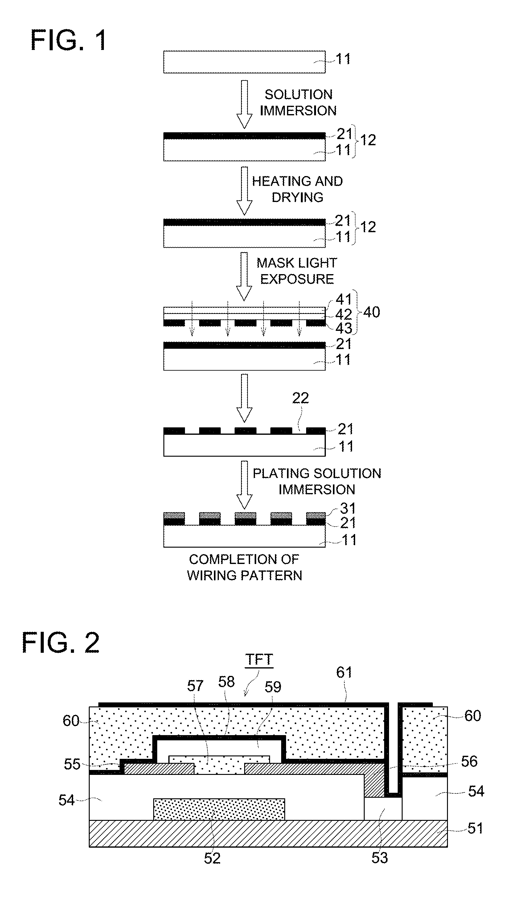 Method of forming conductive pattern and organic thin film transistor