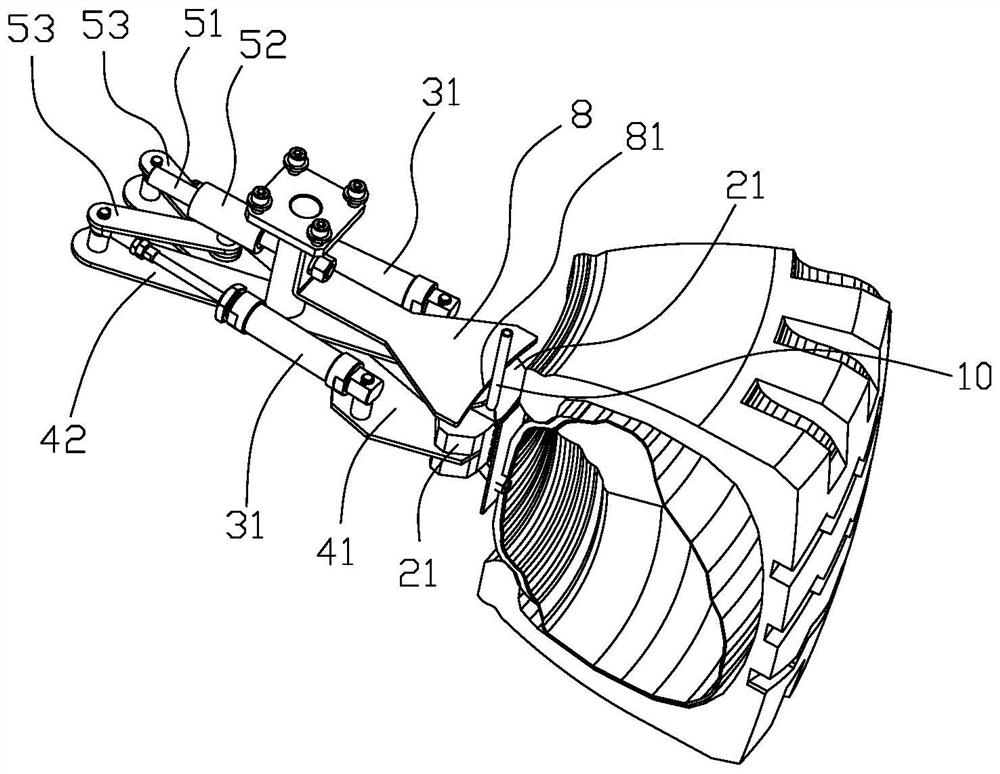 Clamping device and inflation device