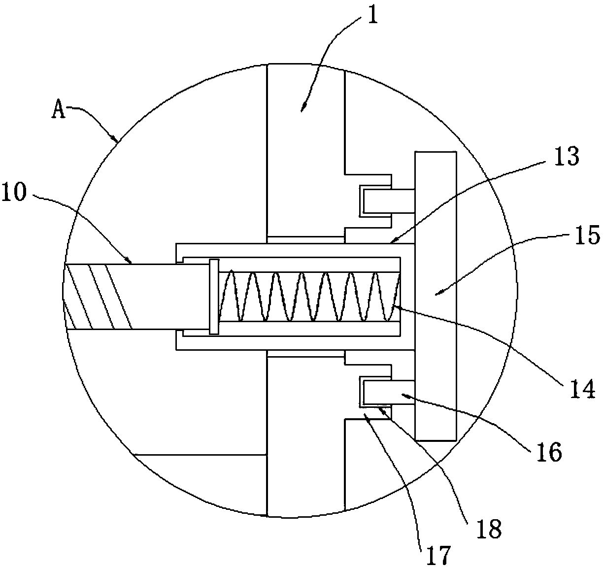 Grinding device for unshaped refractory production