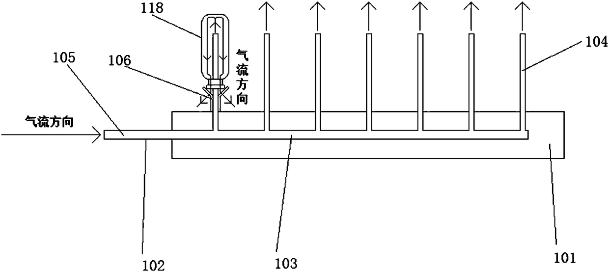 Device for keeping sample injection bottle clean and dry