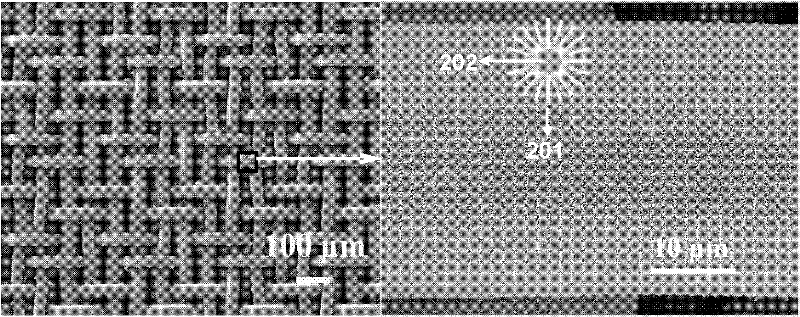Hierarchical micro-nanostructure omentum based light-operated oil-water separator and its application method