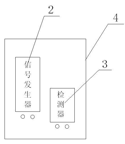 Detection device and method for one-point grounding of voltage transformation secondary circuit N600
