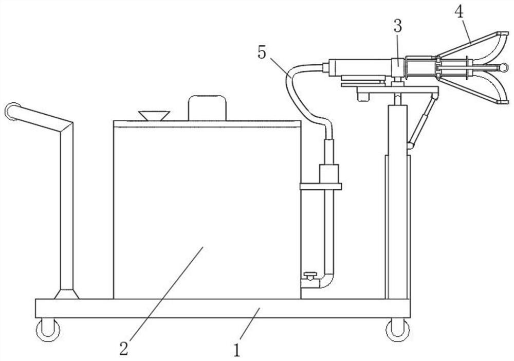 Internet ecological agriculture sprinkling irrigation device