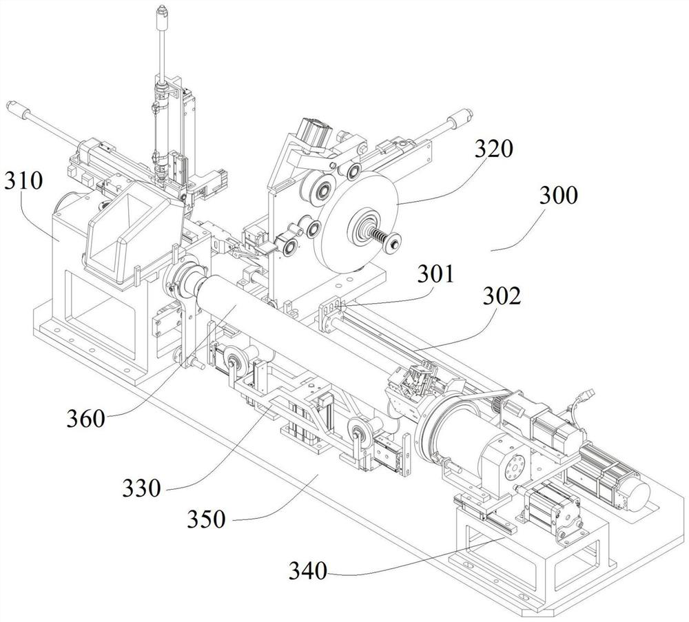 Rubber ring film winding system