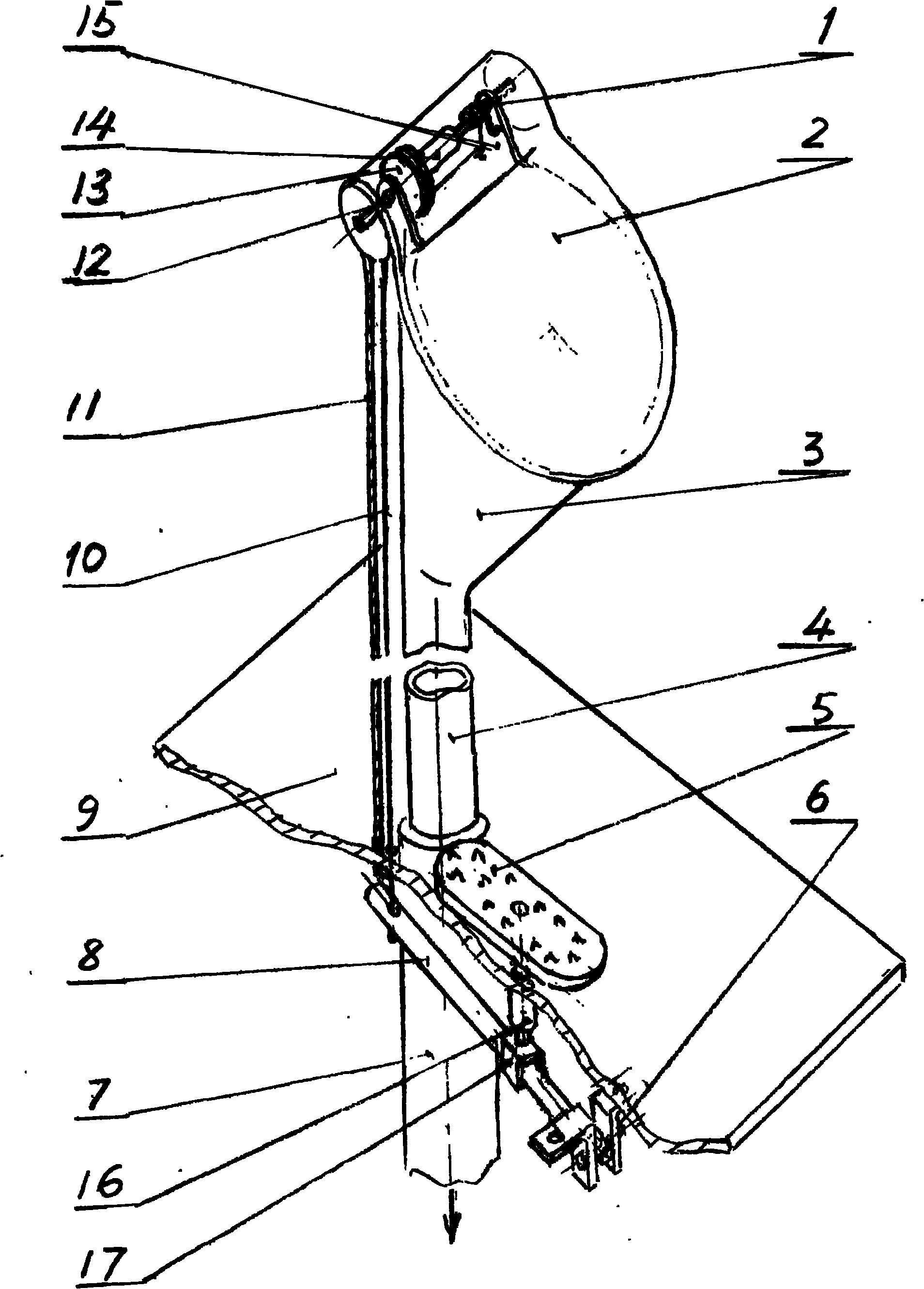 Sanitary urinal of dry latrine