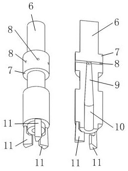 Drilling device for road and bridge engineering