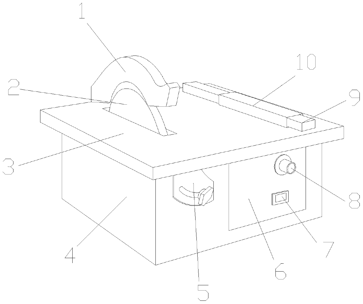 Plastic pipe cutting equipment for household water feeding and drainage